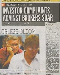 Investor complaints against financial brokers soar