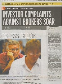 Investor complaints against financial brokers soar